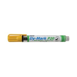 DY-MARK P20 PAINT MARKER YELLOW (REV BULLET / CHISEL TIP 3 & 5MM)